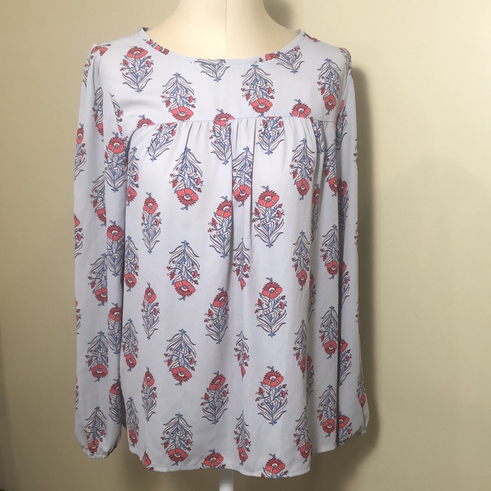 Loft Babydoll Printed blouse